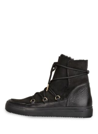 Blackstone Schnürboots Damen, Schwarz