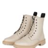 Blackstone Schnürboots Damen, Weiß