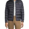 Blauer Daunenjacke Herren, Blau
