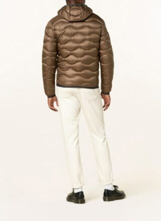 Blauer Daunenjacke Herren, Braun