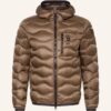 Blauer Daunenjacke Herren, Braun