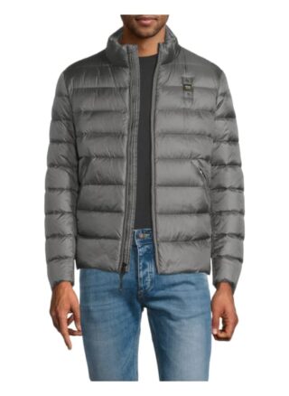 Blauer Daunenjacke Herren, Grau