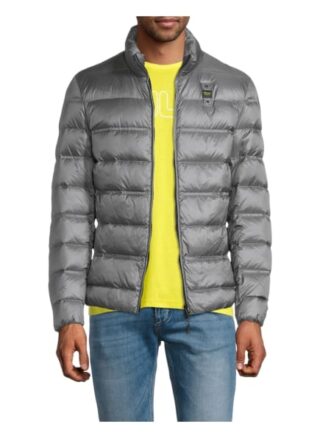 Blauer Daunenjacke Herren, Grau
