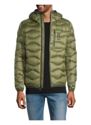 Blauer Daunenjacke Herren, Grün