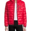 Blauer Daunenjacke Herren, Rot