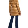Blauer Daunenmantel Damen, Blau