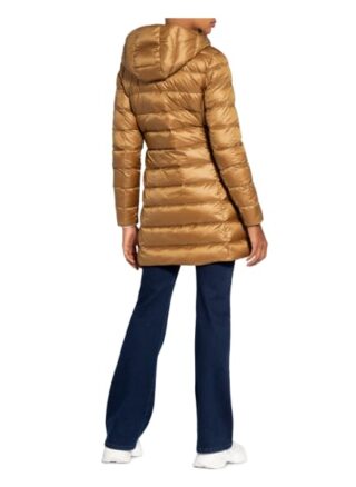 Blauer Daunenmantel Damen, Blau