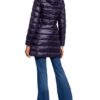 Blauer Daunenmantel Damen, Blau