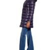 Blauer Daunenmantel Damen, Blau