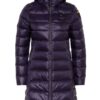 Blauer Daunenmantel Damen, Blau