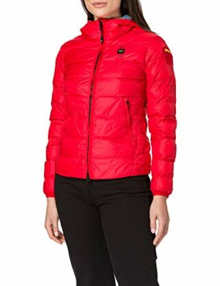 Blauer GIUBBINI Corti Imbottito OVATTA Steppjacke Damen, Rot