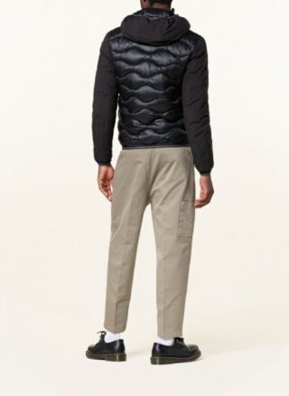 Blauer Herman Daunenjacke Herren, Schwarz