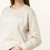 Blauer Sweatshirt Damen, Weiß