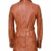 Blueorn Elin Ledermantel Damen, Braun