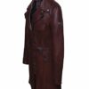 Blueorn Vera Ledermantel Damen, Braun