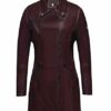Blueorn Vera Ledermantel Damen, Braun