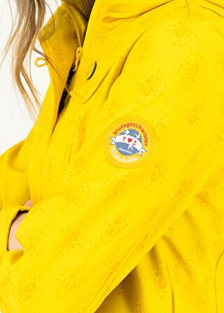 Blutsgeschwister Wild Weather Regenjacke Damen, Gelb