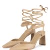 Boss Alek Sling Slingpumps Damen, Beige