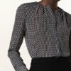 Boss Banora Bluse Damen, Schwarz