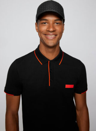 Boss Batch Poloshirt Herren, Schwarz