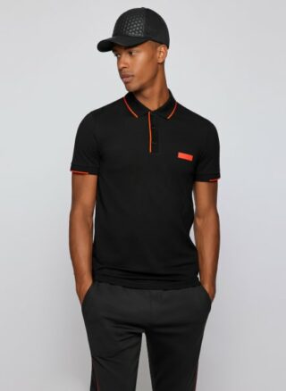 Boss Batch Poloshirt Herren, Schwarz