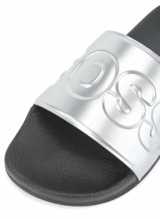 Boss Bay Slid Slv Sandalen Damen, Silber