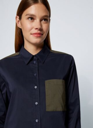 Boss Bemanewr Bluse Damen, Blau