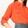 Boss Biventi Hemdbluse Damen, Orange
