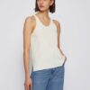 Boss C Fleonor Top Damen, Weiß