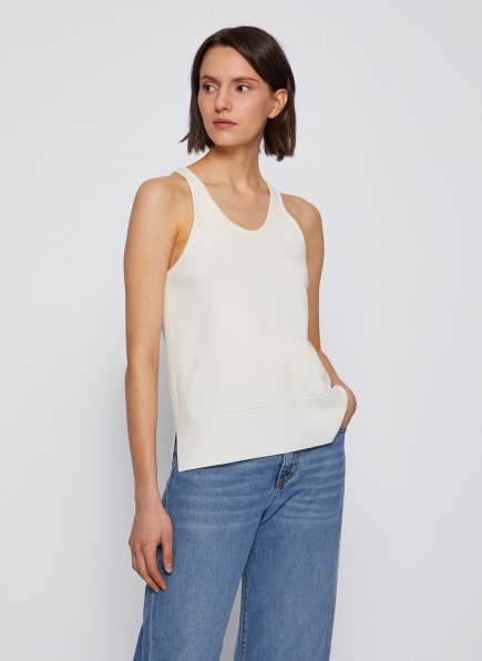 Boss C Fleonor Top Damen, Weiß Boss C Fleonor Top Damen, Weiß