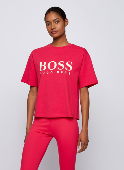 Boss C evina1 Active T-Shirts Damen, Pink Boss C evina1 Active T-Shirts Damen, Pink
