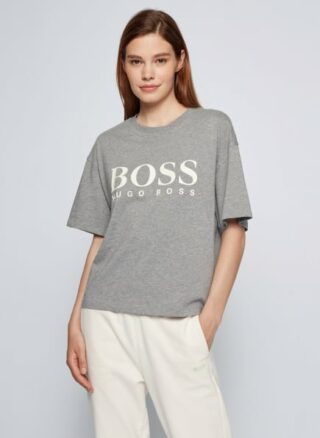 Boss C evina1 Active T-Shirts Damen, Silber