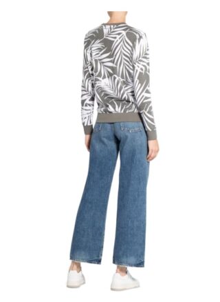Boss C_Elabossprint Sweatshirt Damen, Weiß