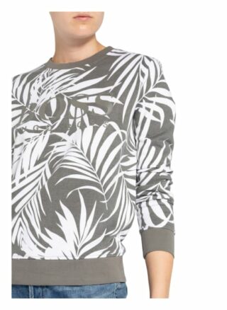 Boss C_Elabossprint Sweatshirt Damen, Weiß