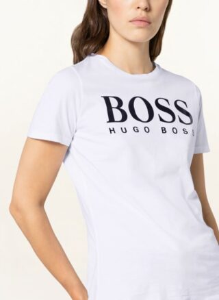 Boss C_Elogo T-Shirts Damen, Weiß