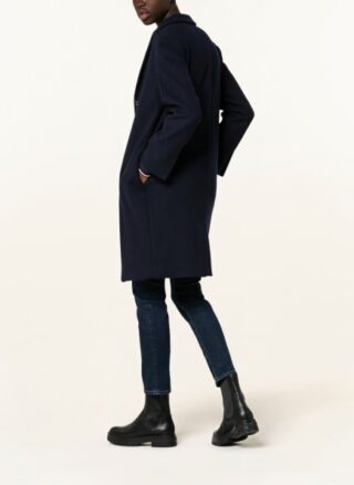Boss Caleto Wollmantel Damen, Blau