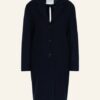 Boss Caleto Wollmantel Damen, Blau