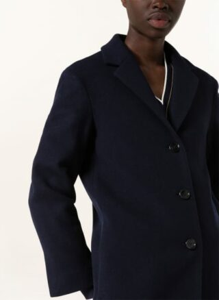 Boss Caleto Wollmantel Damen, Blau