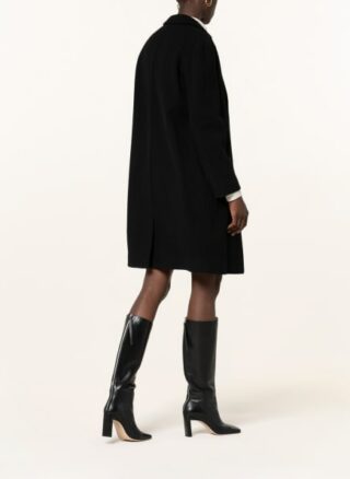 Boss Caleto Wollmantel Damen, Schwarz