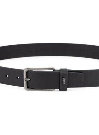 Boss Calis Logo sz35 Gürtel Herren, Schwarz