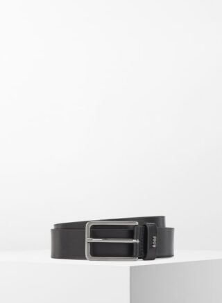 Boss Calis Logo sz35 Gürtel Herren, Schwarz