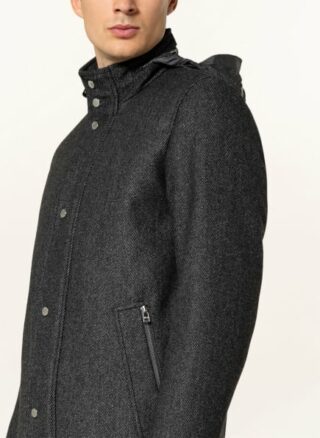 Boss Camron Blazermantel Herren, Schwarz