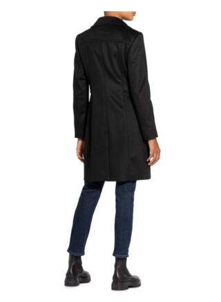 Boss Casena Stehkragenmantel Damen, Schwarz