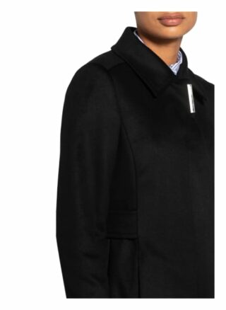 Boss Casena Stehkragenmantel Damen, Schwarz