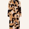 Boss Cermano Teddyfell-Mantel Damen, Schwarz