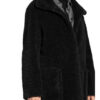 Boss Cetedy Teddyfell-Mantel Damen, Schwarz