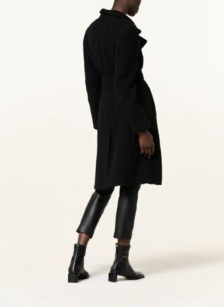 Boss Cetiva Wollmantel Damen, Schwarz
