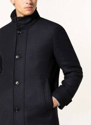 Boss Coxtan Wollmantel Herren, Blau