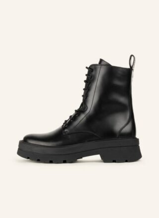 Boss Denory Schnürboots Damen, Schwarz
