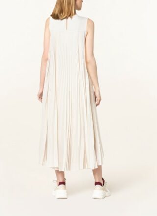 Boss Deplissa Maxikleid Damen, Weiß